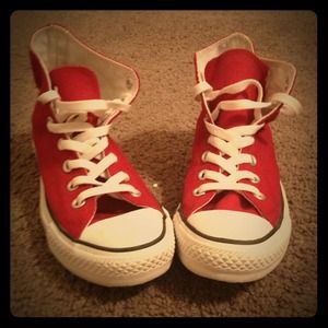 . Red High-Top Converse