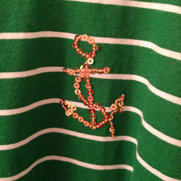 Tommy Hilfiger Green Nautical Tank