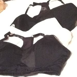 Bundle of 3 racerback nursing bras