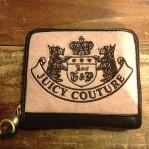 RESERVED Pretty in pink gently used juicy wallet!