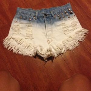 High waisted shorts.