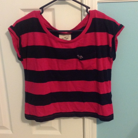 Cropped stripped tee
