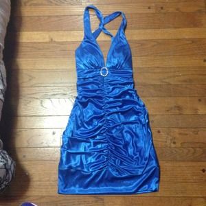 Blue homecoming dress