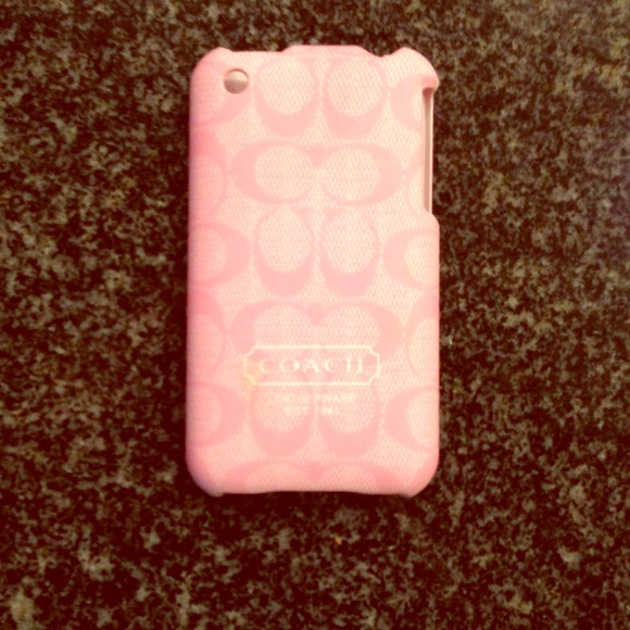 Coach Accessories - Pink Coach iphone 3GS case