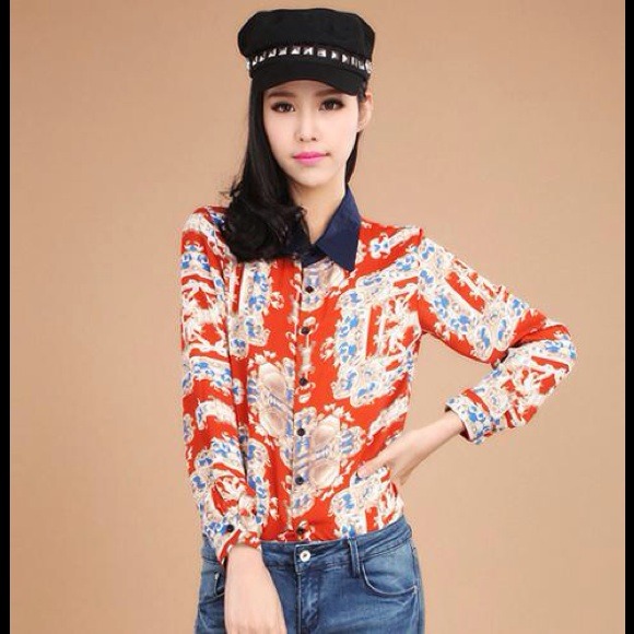 NWOT Les Baroque Shirt