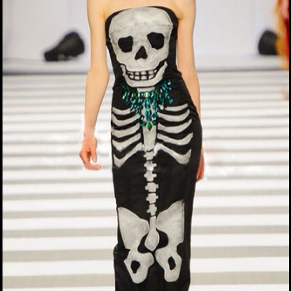 Sexy skeleton tube dress