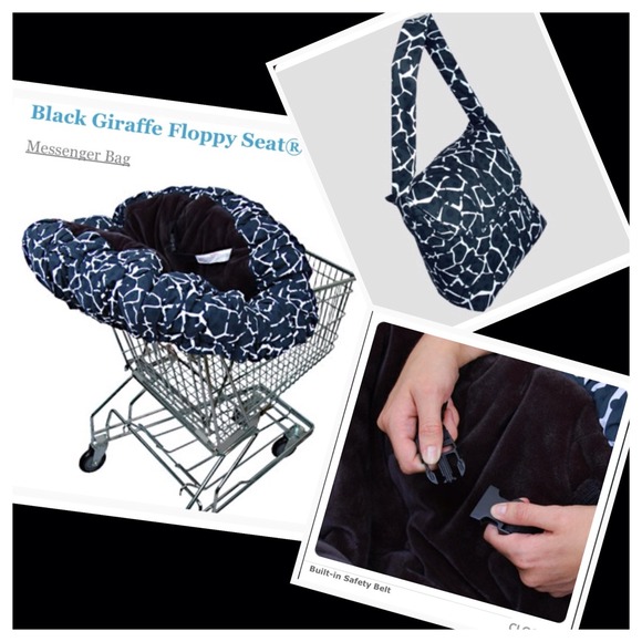 Black Giraffe Floppy Seat