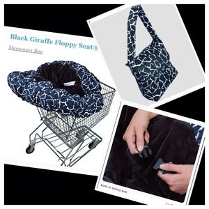 Black Giraffe Floppy Seat