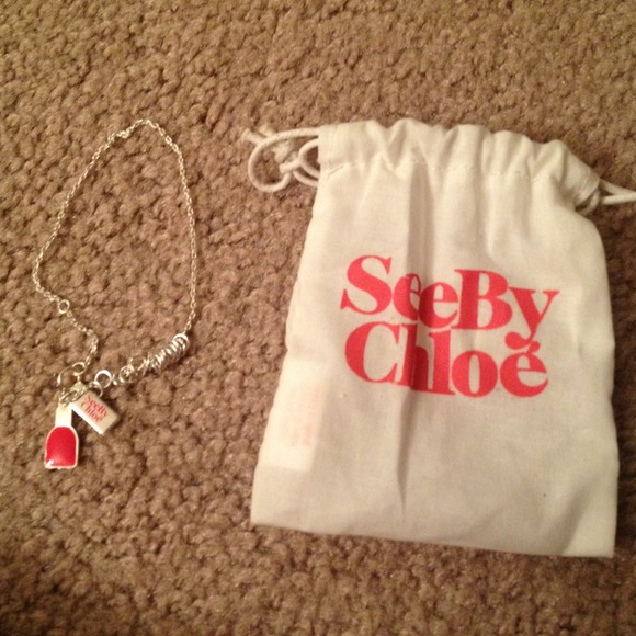 💢REDUCED💢 See By Chloe silver charm bracelet