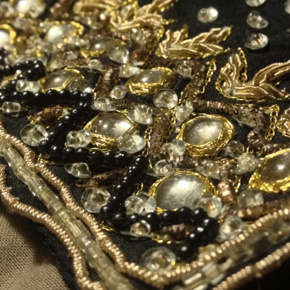 Vintage Indian Style Glass Beaded by Hand Skirt - Picture 4 of 4