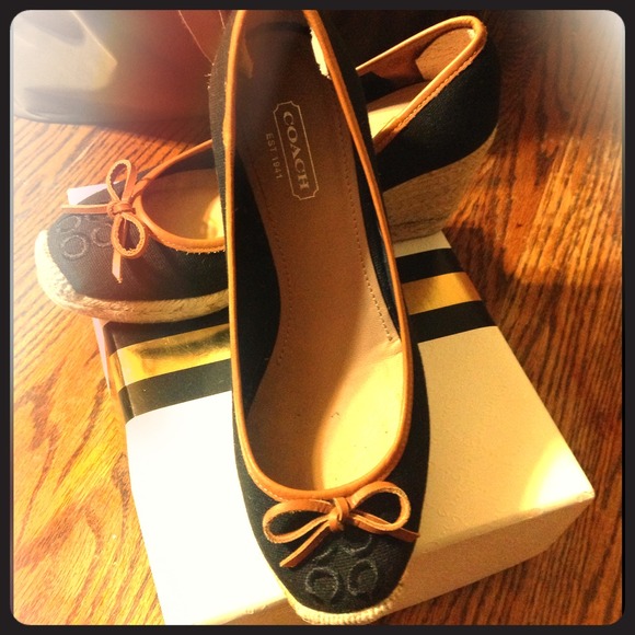 COACH MILAN WEDGES PLATFORM SHOES