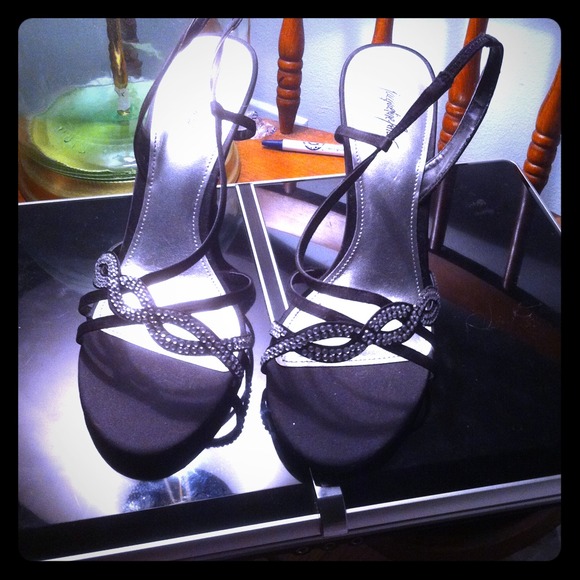 Stylish pair of evening shoes
