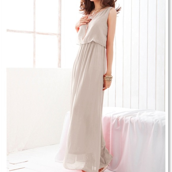 New Grey Maxi Dress
