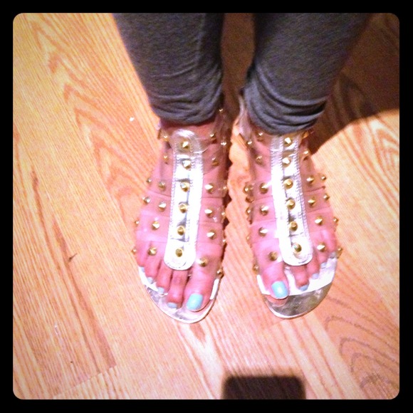 Studded sandals