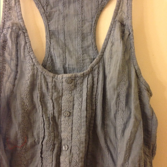 Blue Racerback Tank - Picture 3 of 4