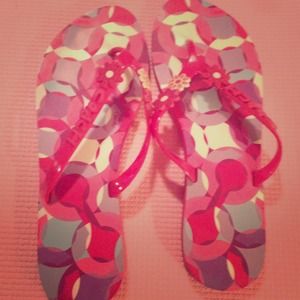 💕COACH💕 FLIP FLOPS