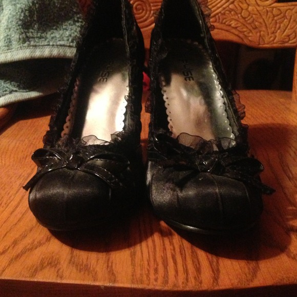 Black heels