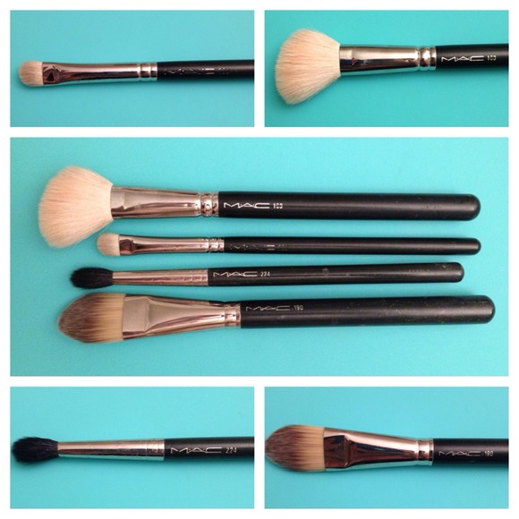 4 authentic MAC brushes in a bundle for Kelly G.