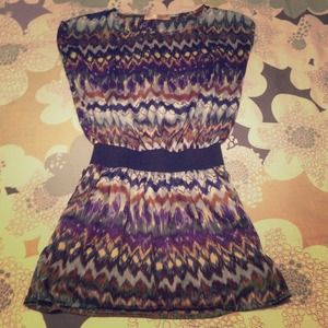 Very urban influenced top; Tribal print!!