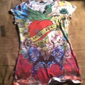 Ed hardy design tee shirt