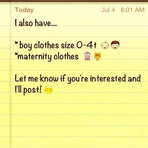 Maternity and kid clothes