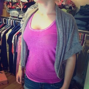 Grey Cover-Up sweater