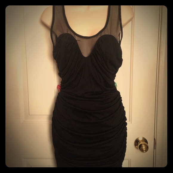 Sheer Black Dress