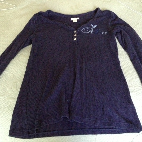 Long-Sleeve Henley Shirt from American Eagle
