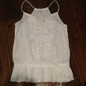Abercrombie white XL blouse