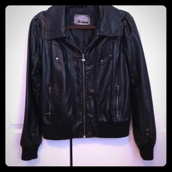 Guess Jackets & Blazers - Guess faux Leather Jacket!