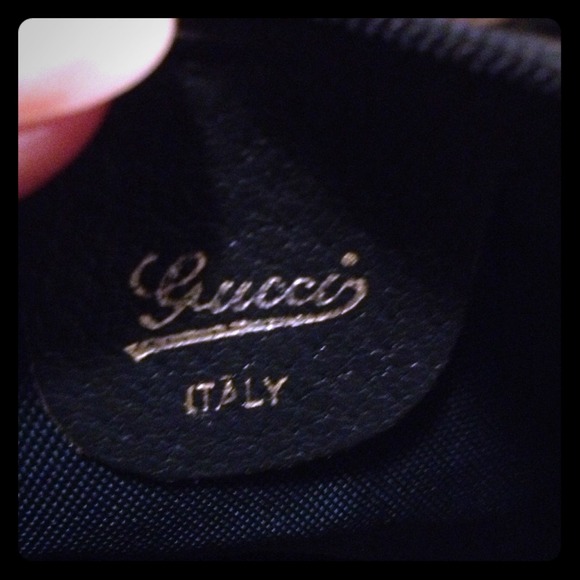 A nice authentic Gucci  clutch  or makeup bag