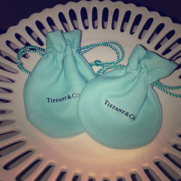 2 Authentic Tiffany & Co. Pouches