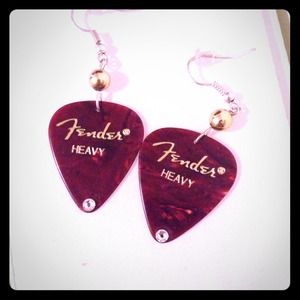 Guitar Pick Earrings