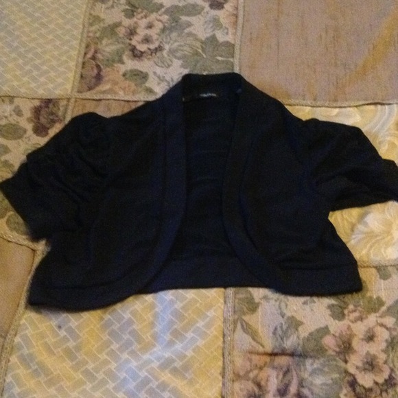 Black cardigan