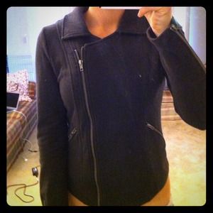 Asymmetrical zip jacket