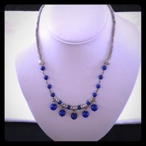 Tibet Silver an Lapis Necklace