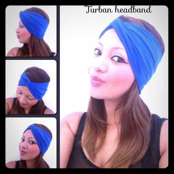 Delightful Designs Accessories - 💓SALE💓Turban headband in royal blue fabric
