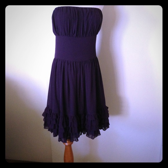 Kenzie Girl - deep purple flirty dress!