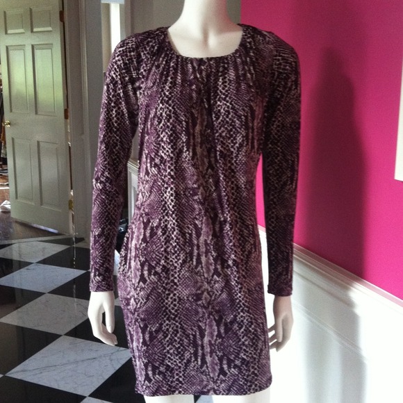 Low back snake print dress small and med - Picture 2 of 4