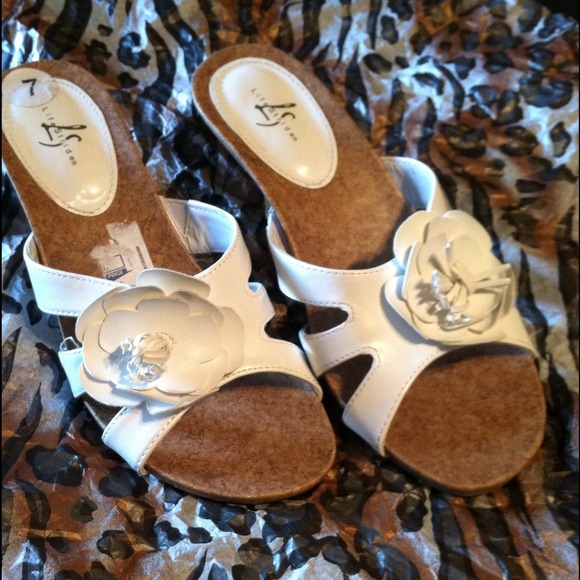 Cute white sandals