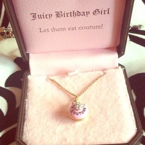 Juicy Couture Cupcake Charm Necklace