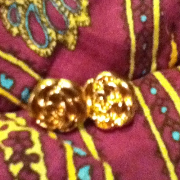 Pair of rose earrings