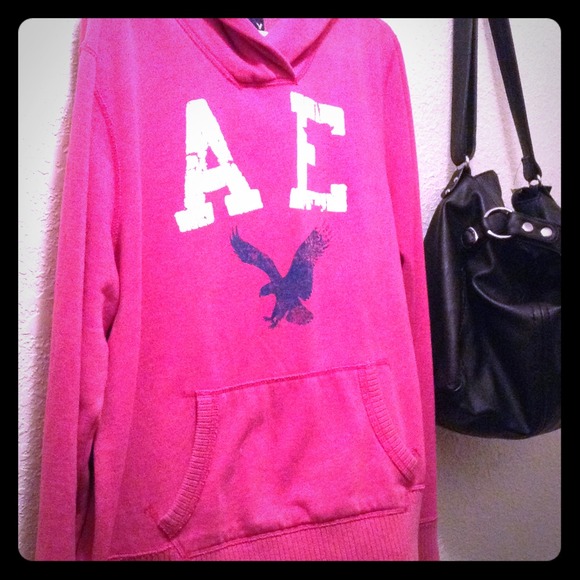 🌸pink & stripe American Eagle hoodies bundle!🌸