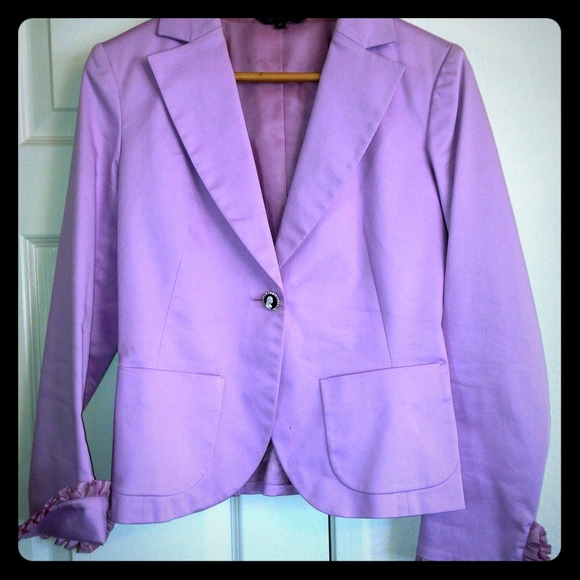 Tara Jarmon Lavender skirt suit - Picture 1 of 4