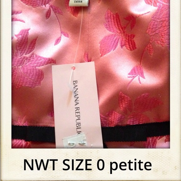 Pink Banana Republic Dress, sz. 0 petite Trades - Picture 4 of 4