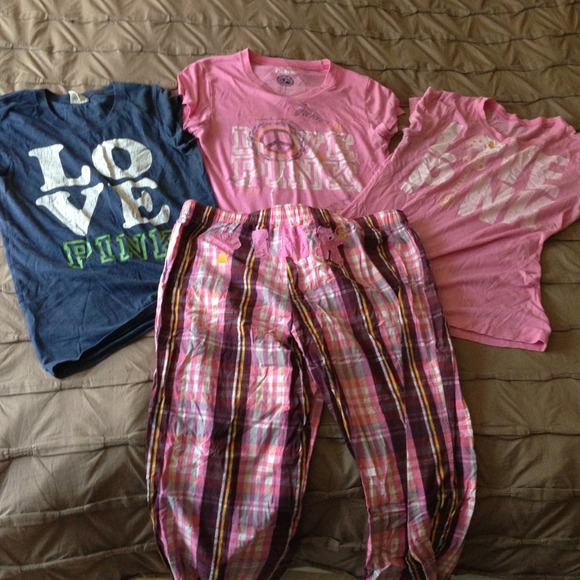 Victoria secret - pink pjs bundle!!