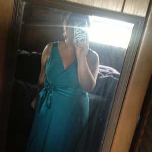 Teal dress