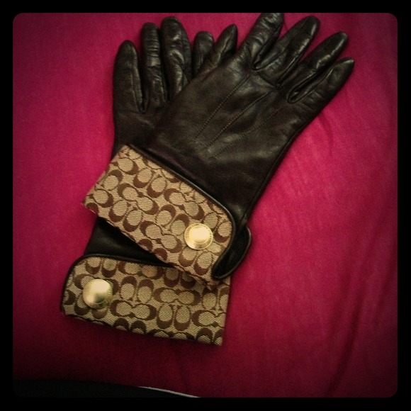 Coach Leather Gloves
