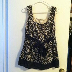 Bow-tie dressy tank top!