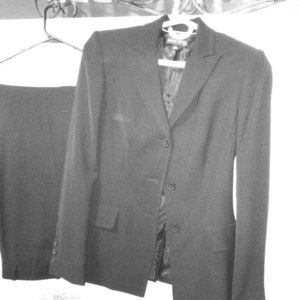 Anne Klein 2 piece black suit.